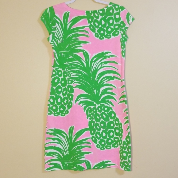 🍍Lilly Pulitzer Pink & Green Pineapple Dress - Picture 2 of 6